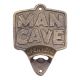 Cast Iron Wall Mounted Bottle Opener 'Man Cave'