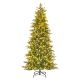 7.5ft Slim Lawrence Fir 'Feel Real' Pre-Lit Christmas Tree