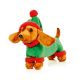 28cm Elf Sausage Dog Plush