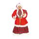 80cm Mrs Claus with Plaid Dress and Present