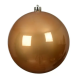 Plain Bauble 14cm Caramel Brown