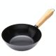 World of Flavours Oriental Wooden Handled Wok - 20cm