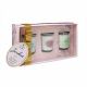 Tipperary Jardin Collection Set of 3 Assorted Mini Candles