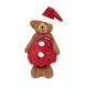 Red Santa Bear Standing - Small