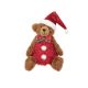 Red Santa Bear Sitting - Small