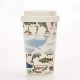 Eco Chic Bamboo Reusable Coffee Cup - Sea Creatures