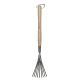 Kent & Stowe Border Hand Shrub Rake - Stainless Steel