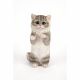 Standing Grey Kitten 22x13x22cm