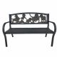 Steel Framed Cast Iron Bench - Puppies