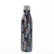 Eco Chic Reusable Thermal Bottle - Black Feather