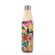 Eco Chic Reusable Thermal Bottle - Beige Peonies