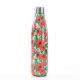 Eco Chic Reusable Thermal Bottle - Green Poppies