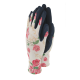 Mastergrip Pattern Rose Gloves - Medium