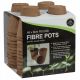 8cm Round Fibre Pots (Extra Value Pack of 48)