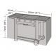 Medium Flatbed Barbecue Cover Black