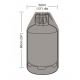 15kg Gas Bottle Cover Black
