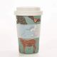 Eco Chic Bamboo Reusable Coffee Cup - Woodland