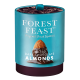 Forest Feast Salted Dark Chocolate Almonds Gift Drum 140g