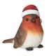Roly Robin with Santa Hat