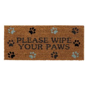 Coir Insert Door Mat Wipe Your Paws 23x53