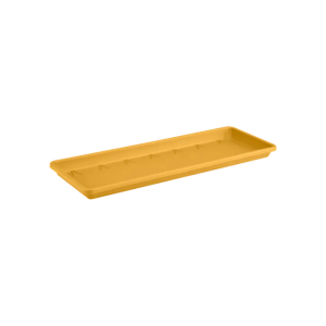 Elho Barcelona Trough Saucer - Honey Yellow