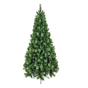 7ft Slim Johnstown Fir Pre-Lit Christmas Tree
