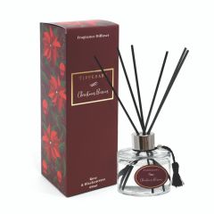 Tipperary Crystal Poinsettia Diffuser - Christmas Berries