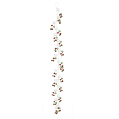 180cm CandyLand Bauble Garland - Red, White & Green