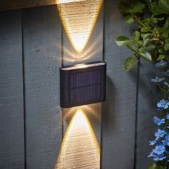 2-Way Wall, Fence & Post Solar Light 10L