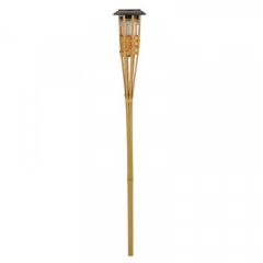 Flaming Bamboo Tiki Solar Torch