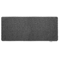 Hug Rug Plain Fleck Charcoal Runner 65x150