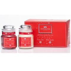Newgrange Living Christmas Luxury Candle Jar Set of 2