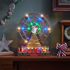 Santa's Ferris Wheel SnowScene