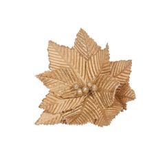 Glorious Golds Clip-On Poinsettia - Style 1