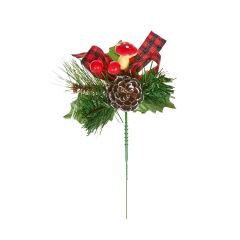 20cm Toadstool Christmas Pick
