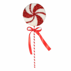 Candyland Windmill Stem 40cm x 13cm Red & White