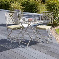 Classic Square Folding Bistro Set - Maize
