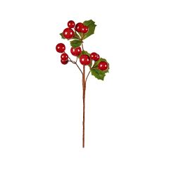 30cm Cherry Christmas Pick