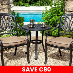 Amalfi Bistro Set - Bronze