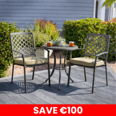 Avebury Bistro Set - Antique Moss
