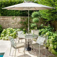 Classic 4 Seat Round Dining Set - Maize