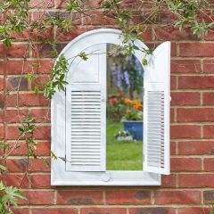 Home & Garden Mirror Louvre 70x50cm - Silvergris