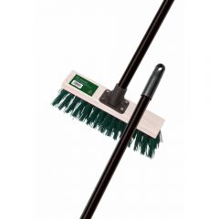 Hard PVC Broom 28cm (11") with Steel Handle