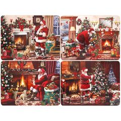 Macneil Santa Placemats Set of 4