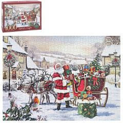 Christmas Wood 1000pc Jigsaw Macneil Santa