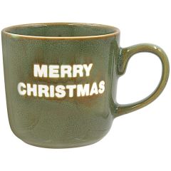 Christmas Mug Merry Christmas Green