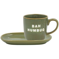 Christmas Snack Set Bah Humbug Green