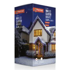 960 ClusterBright Multi-Action LED Christmas Lights - Multi Coloured