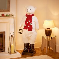 1.5m Animated Lit Musical Bear with Motion and Sound Sensor