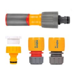 Hozelock 3-in-1 Nozzle Plus & Fittings Grab Bag